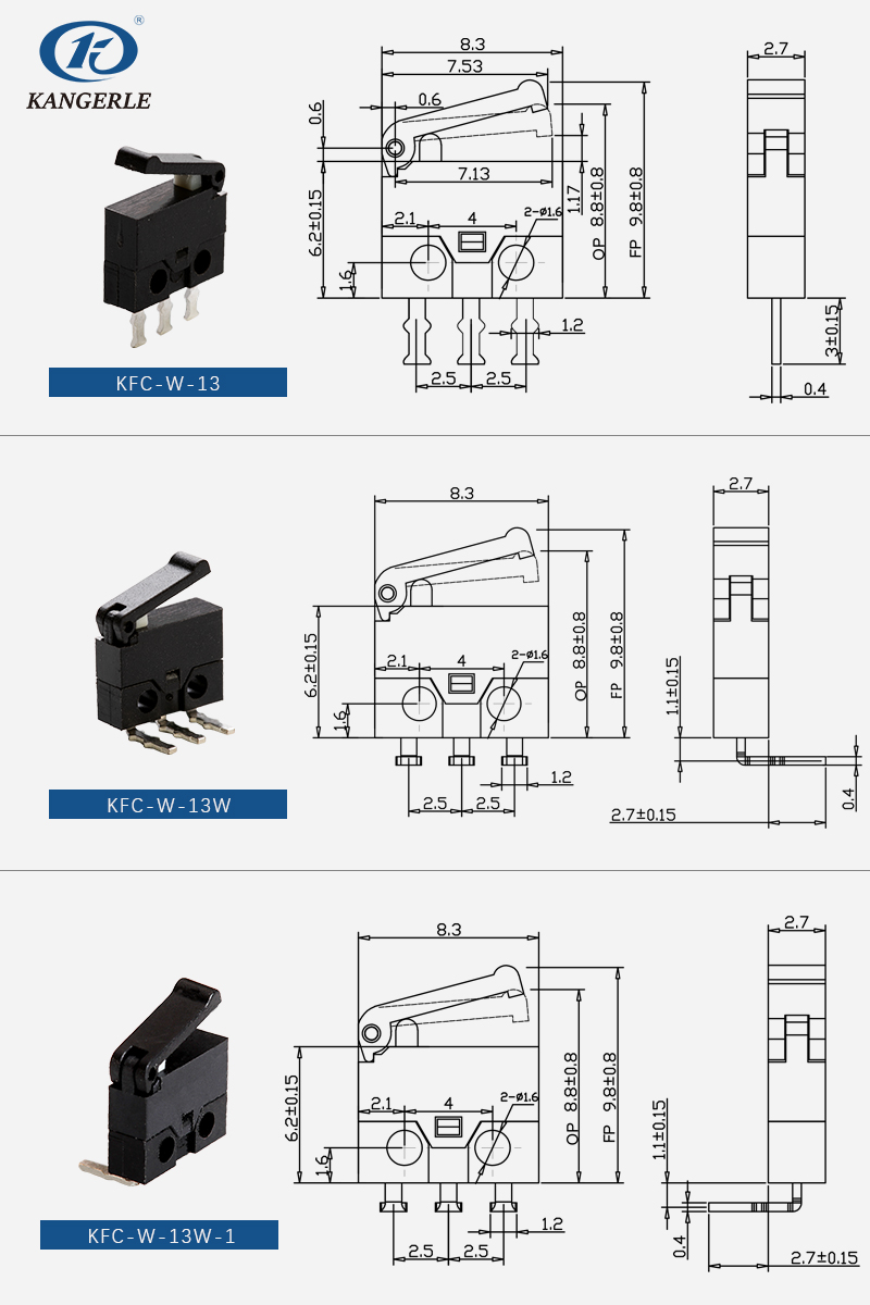 Detector switch  KFC-W-13 series插图