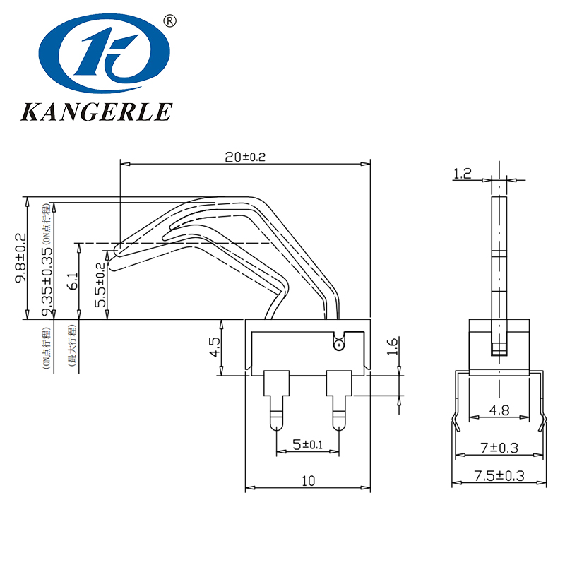 Detector switch KFC-V-106W插图