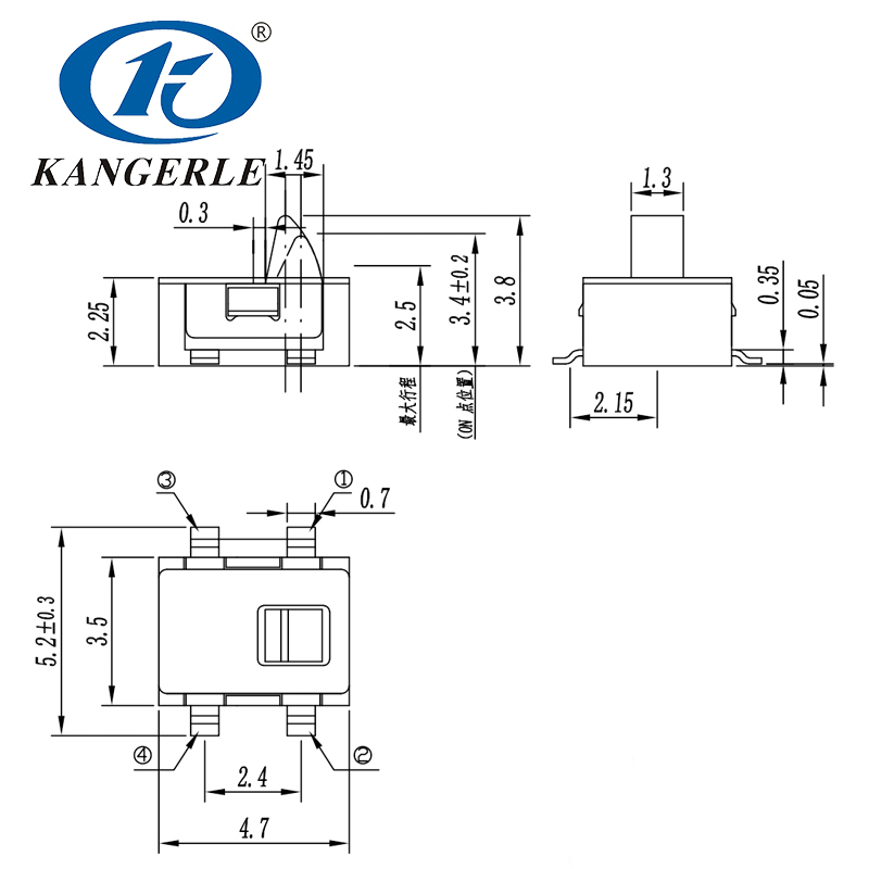 Detector switch KFC-V-224插图