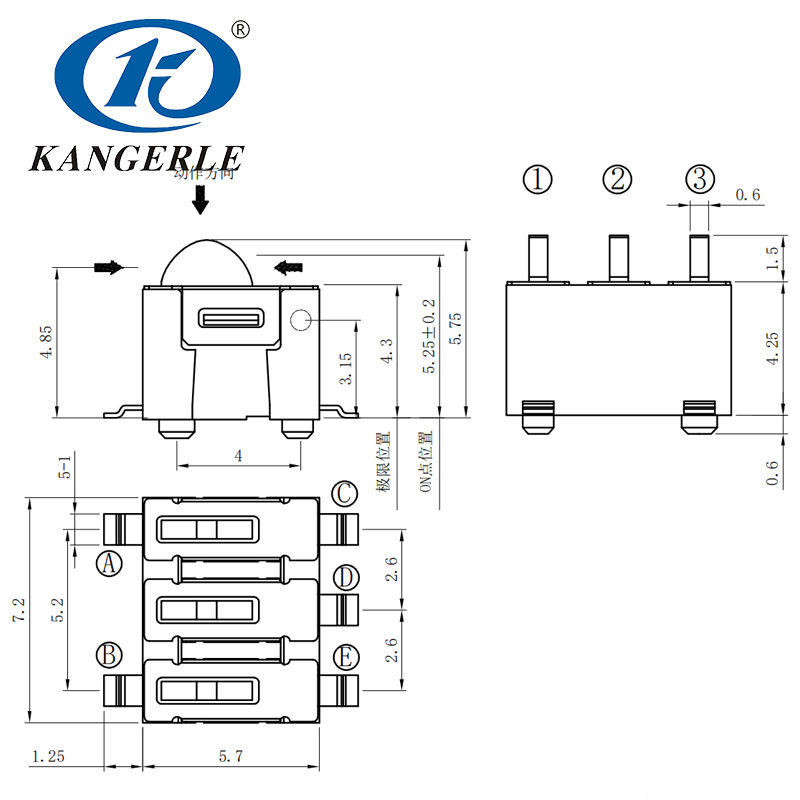 Detector switch KFC-V-503插图