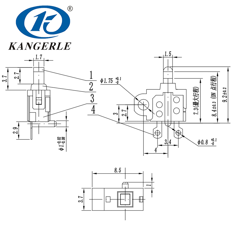 Detector switch  KFC-W-05F插图