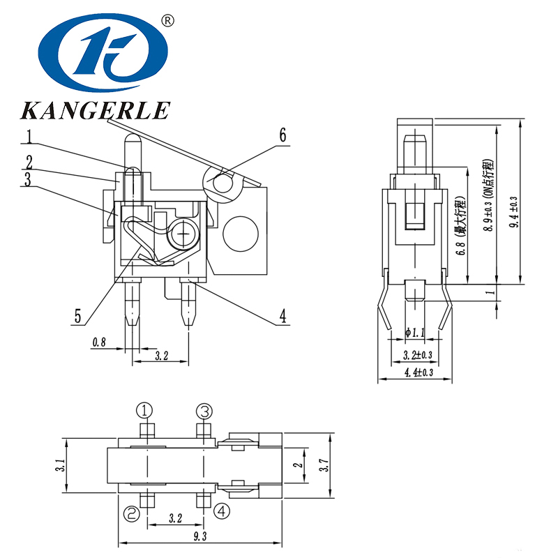 Detector switch  KFC-W-07E插图