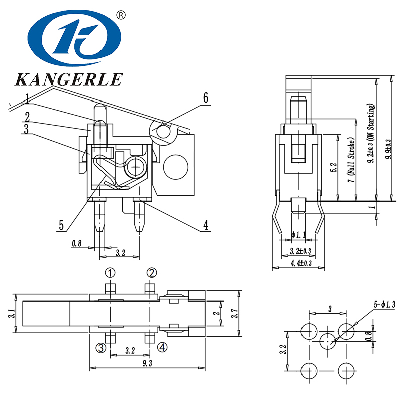 Detector switch  KFC-W-07W插图
