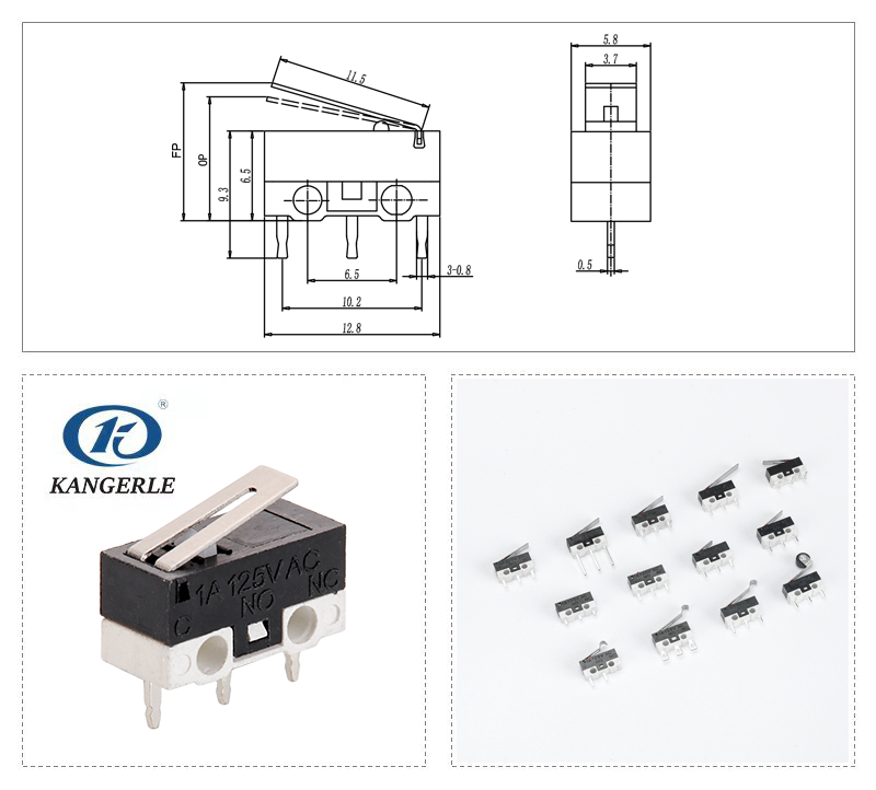 Micro switch KW10-1A-1A插图