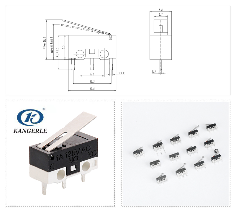 Micro switch KW10-1A-2A插图