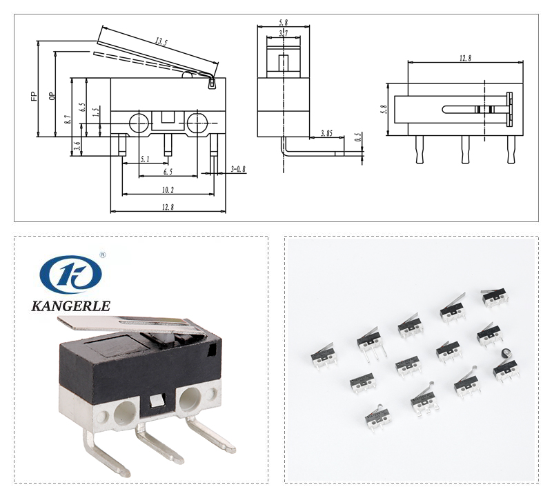Micro switch KW10-1A-2B插图