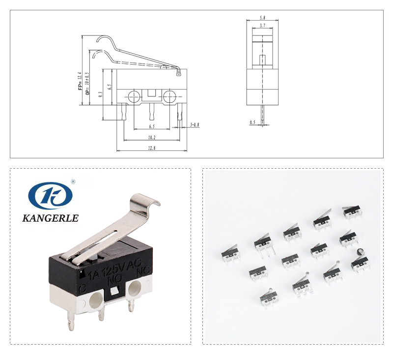 Micro switch KW10-1A-3A插图