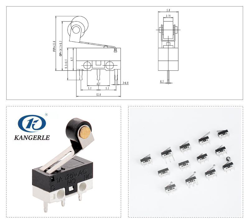 Micro switch KW10-1A-4A插图