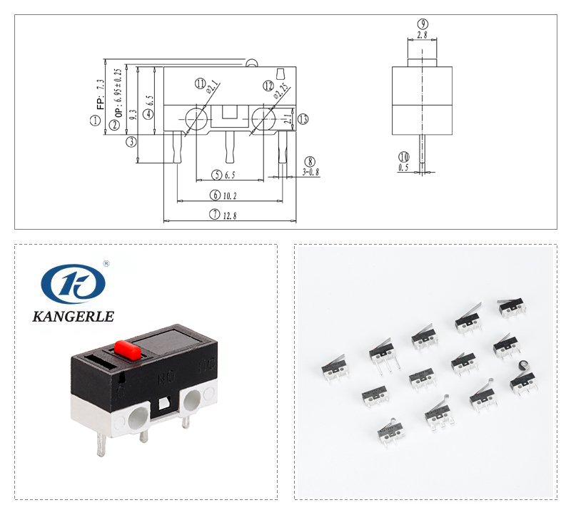 Micro switch KW10-1A-A插图