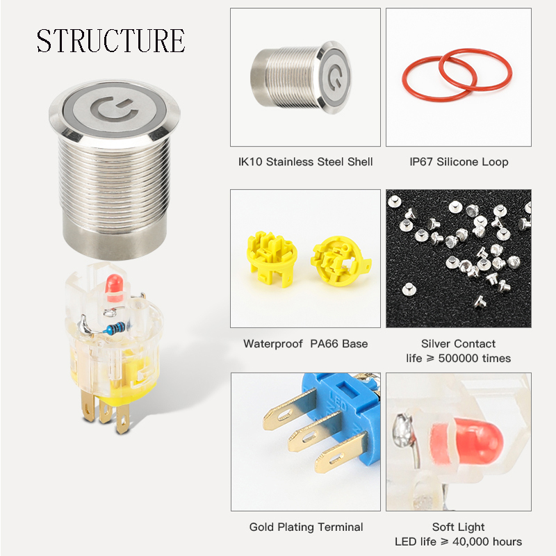 WHAT IS A METAL PUSH BUTTON SWITCH?插图