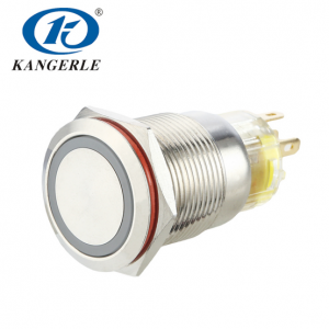 metal push button switch flat head
