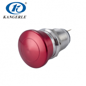 metal push button switch mushroom head