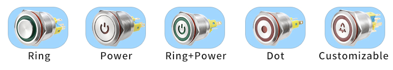metal push button switch: