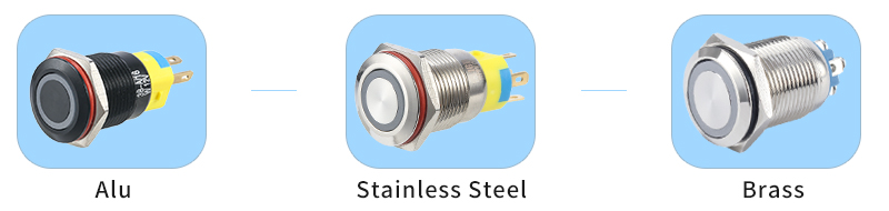 metal push button switch 