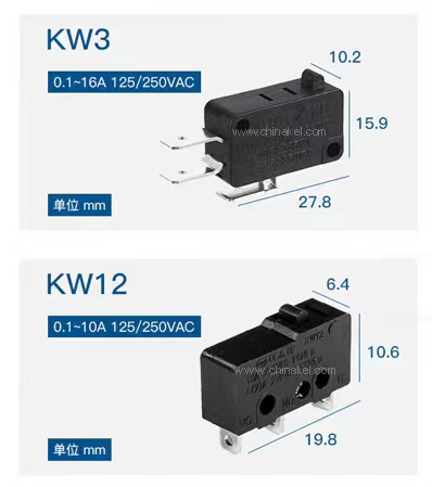 KW3,KW12 micro switch