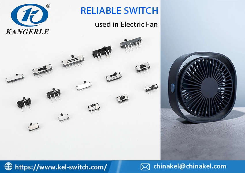 slide switch for electric fan