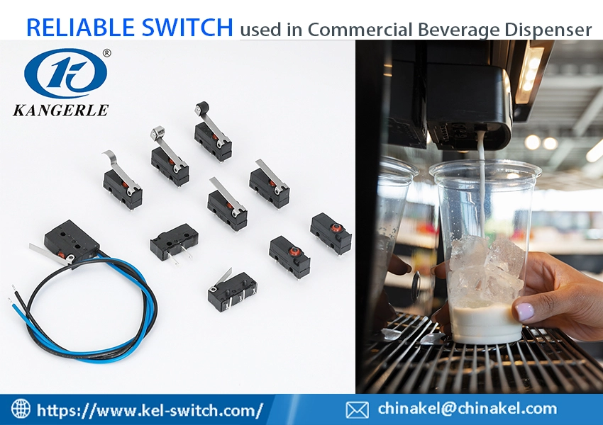 waterproof micro switch used for commercial beverage dispenser