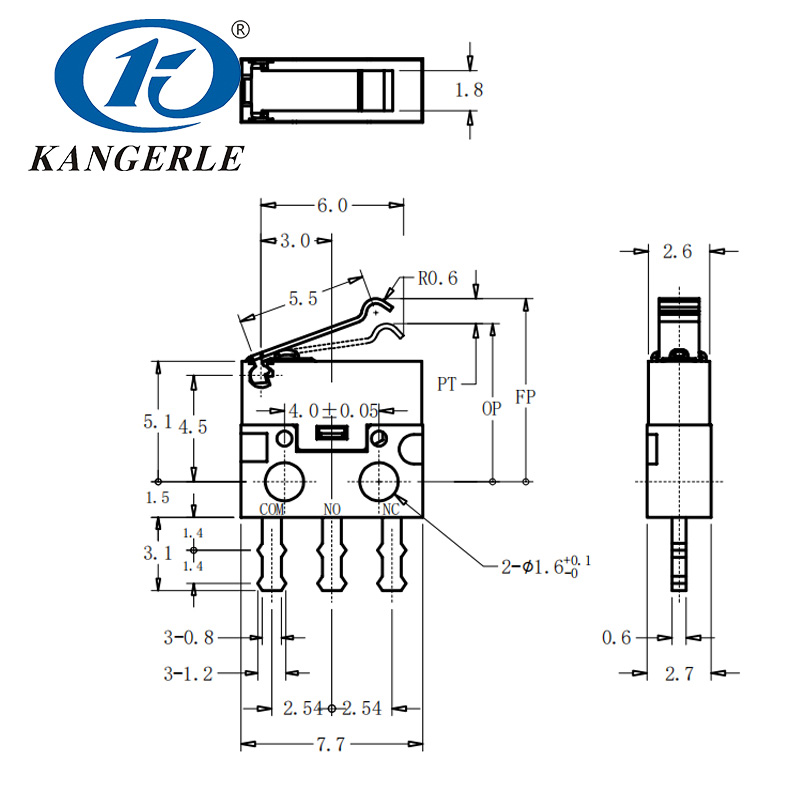 Detector Switch KFC-W-22插图 Detector Switch KFC-W-22插图