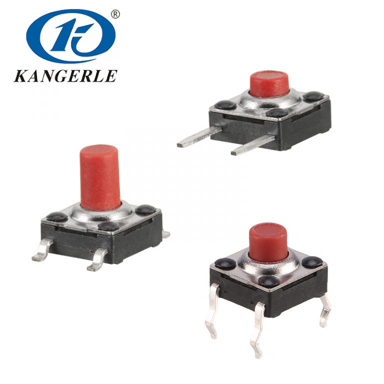 thumbnail image 2 of Uxcell 40x Latching Tactile Push Button Switch – 6 Pin DIP, Through Hole, 7x7mm, Industrial 2 of 6