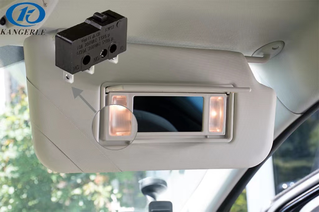 sun visor mirror micro switch micro switch for car visor micro switch used in car visor vanity mirror micro switch in car vanity mirror