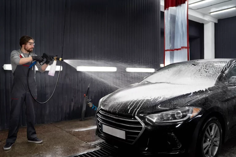 high-pressure car wash