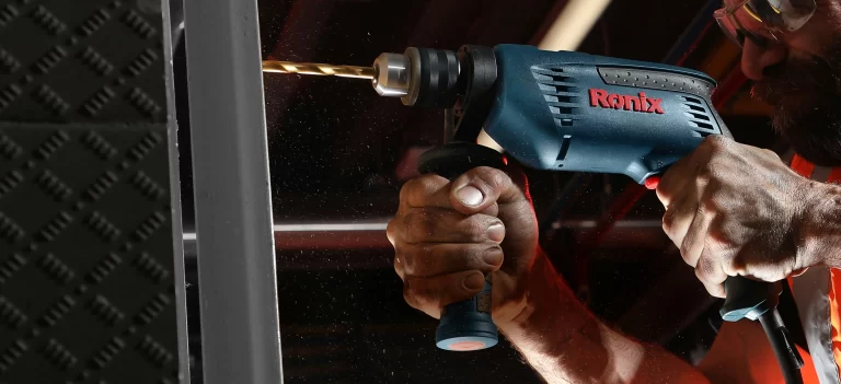 working with power tool