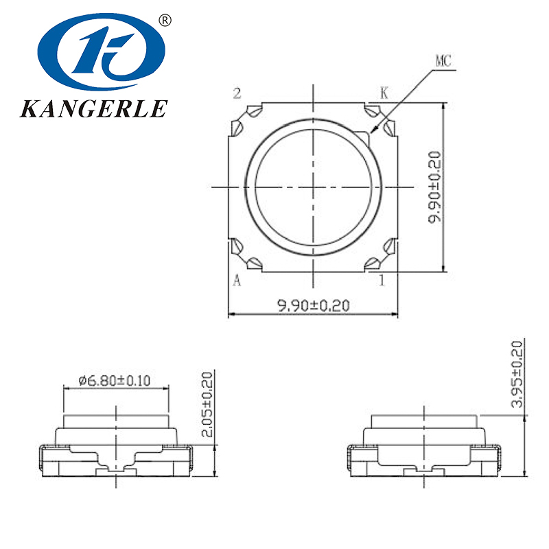 Tact Switch KEL-E037插图