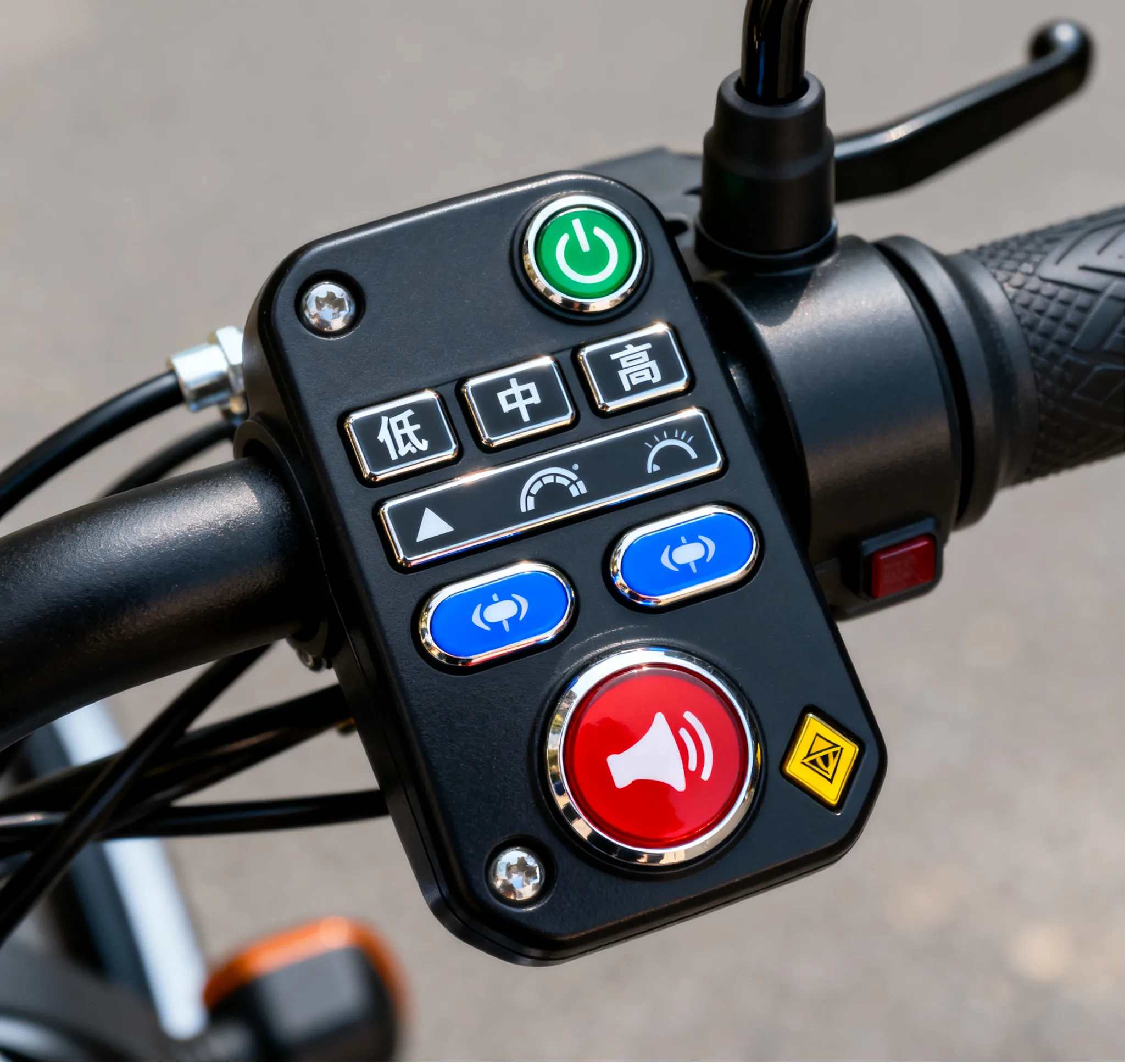 Application of Kangerle Waterproof Micro Switch on Electric Bike Function Buttons
