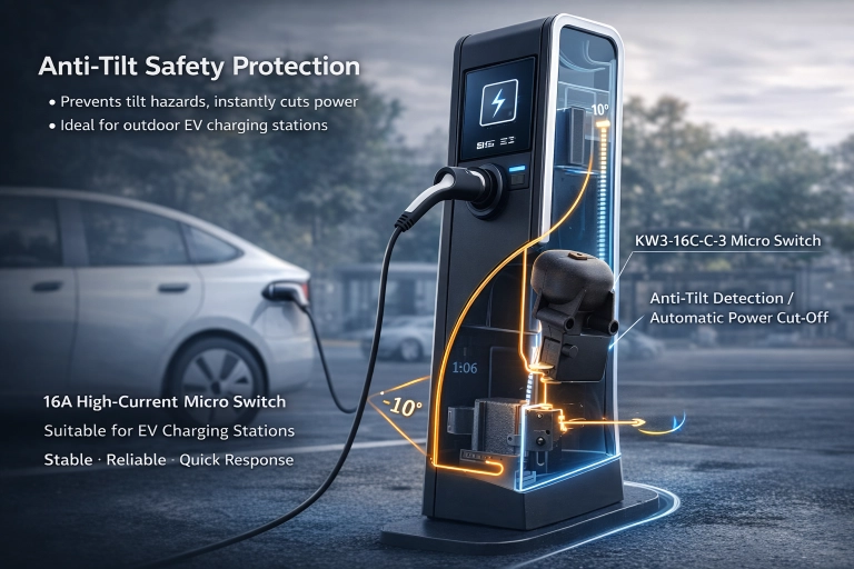 Enhancing Safety in EV Charging Stations with the KW3-16C-C-3 Micro Switch