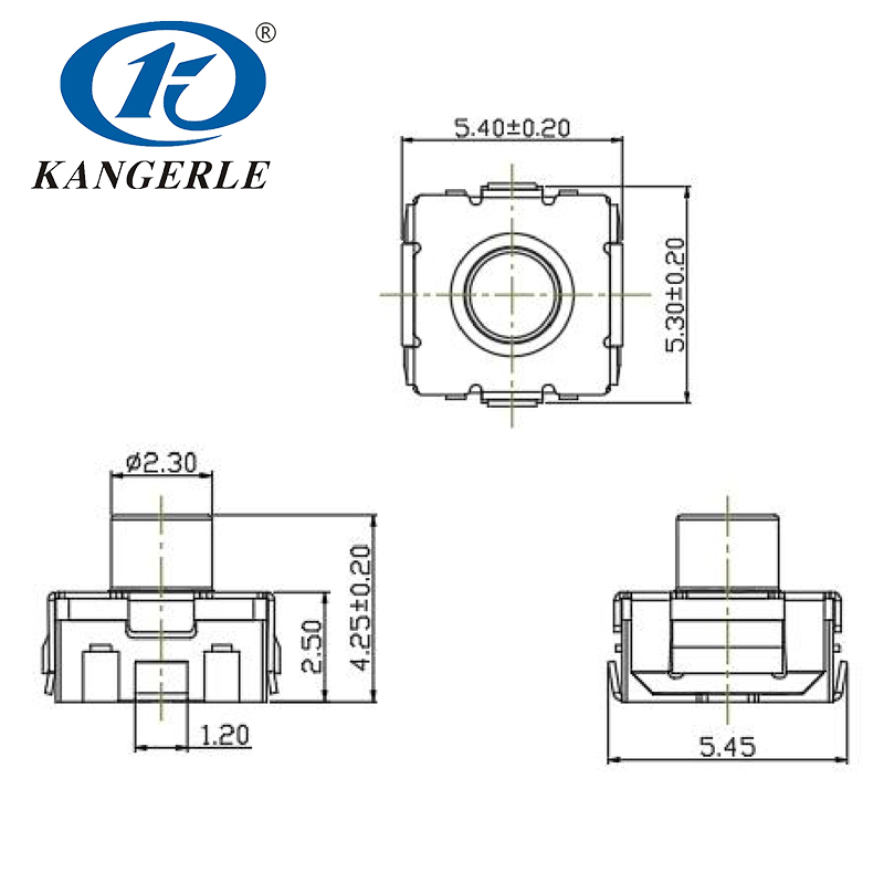 Tact Switch KEL-E042插图