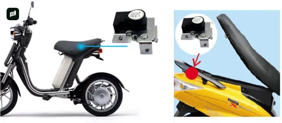 KW7 Waterproof Micro Switch in Electric Bicycle Saddle Locks