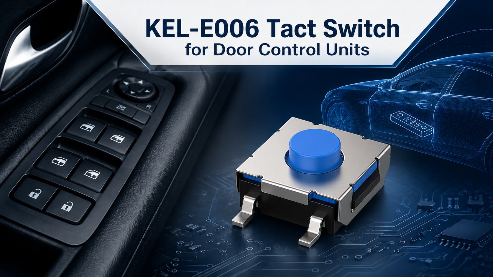 KEL-E006 Tact Switch for Door Control Units插图 KEL-E006 Tact Switch for Door Control Units