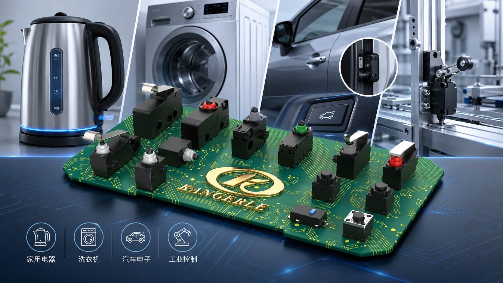 Snap Action Switch Guide for Reliable Mechanical Control插图 Snap Action Switch Guide for Reliable Mechanical Control