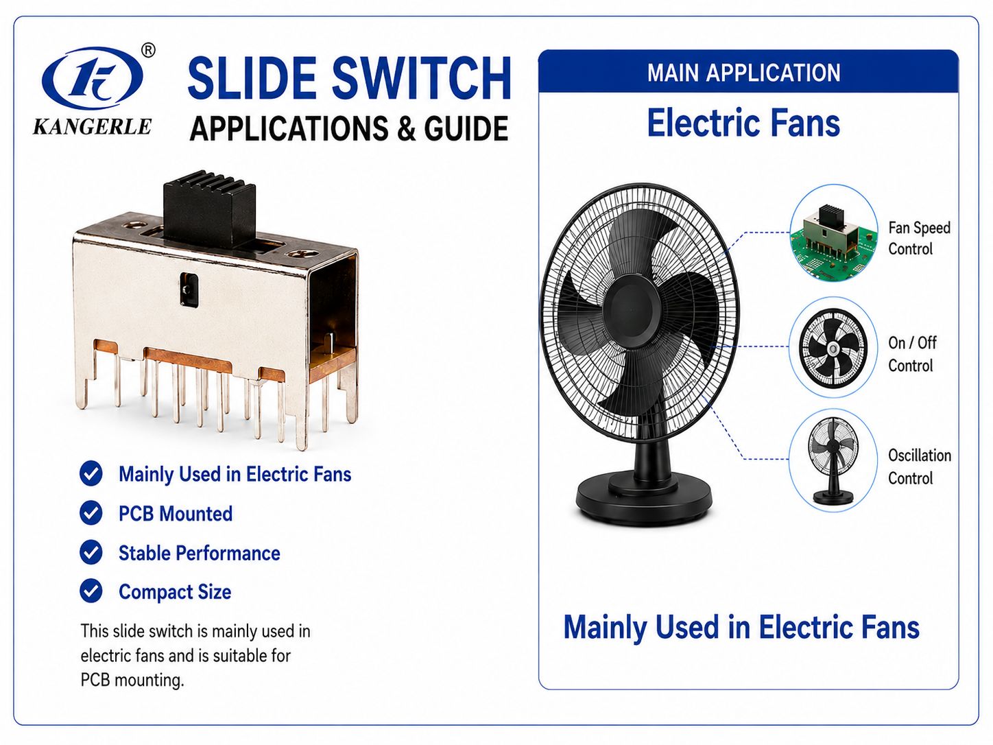 What Is a Slide Switch Used For插图2 Main Types of Slide Switches
