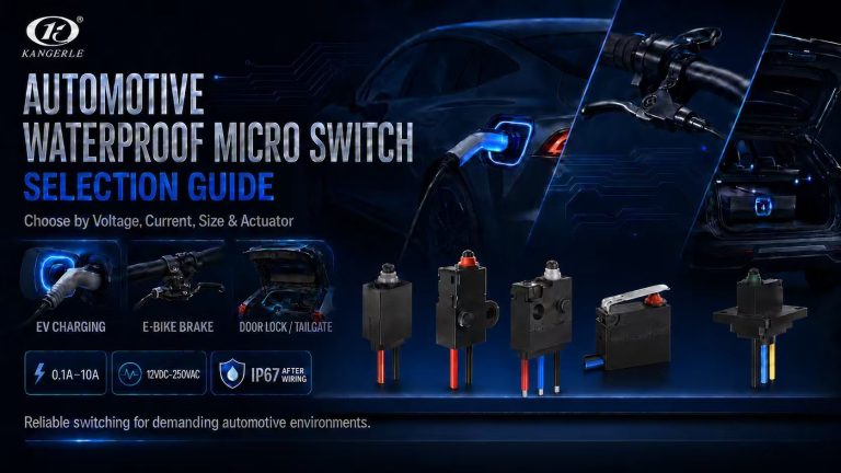 Automotive Waterproof Microswitch Selection Guide