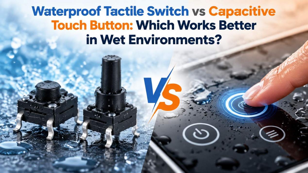 Waterproof Tactile Switch vs Capacitive Touch Button: Which Works Better in Wet Environments?插图 Applications of Waterproof Tactile Switches
