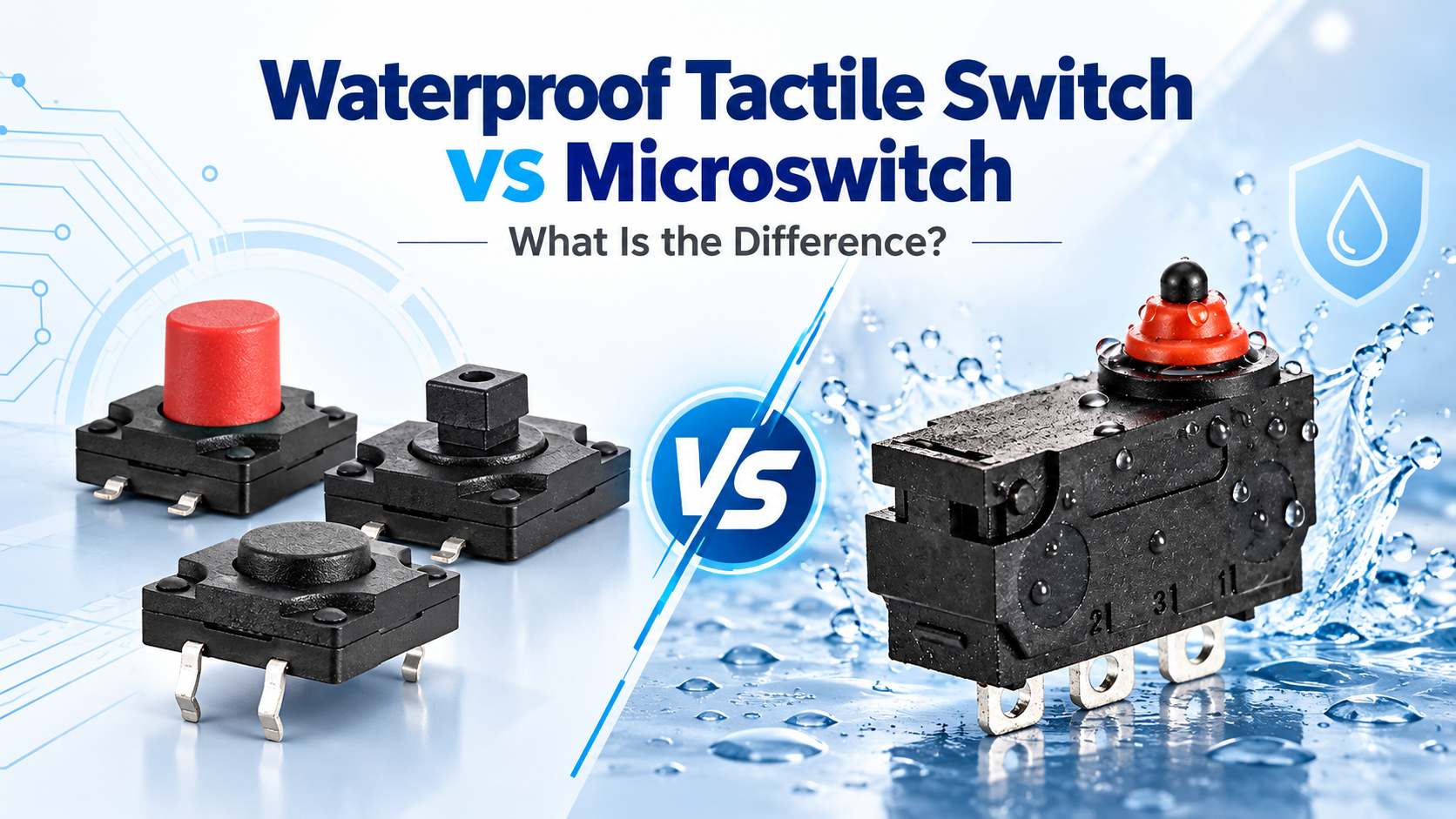 Waterproof Tactile Switch vs Microswitch What Is the Difference